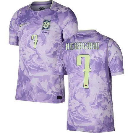 HEUNGMIN #7 Zuid-Korea uitshirt WK 2026 – Grijs