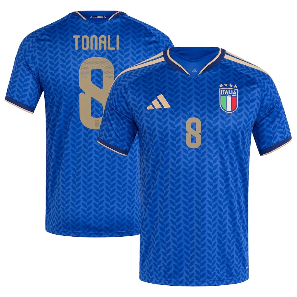 Tonali #8 Italy Home Jersey 2026 – Blue
