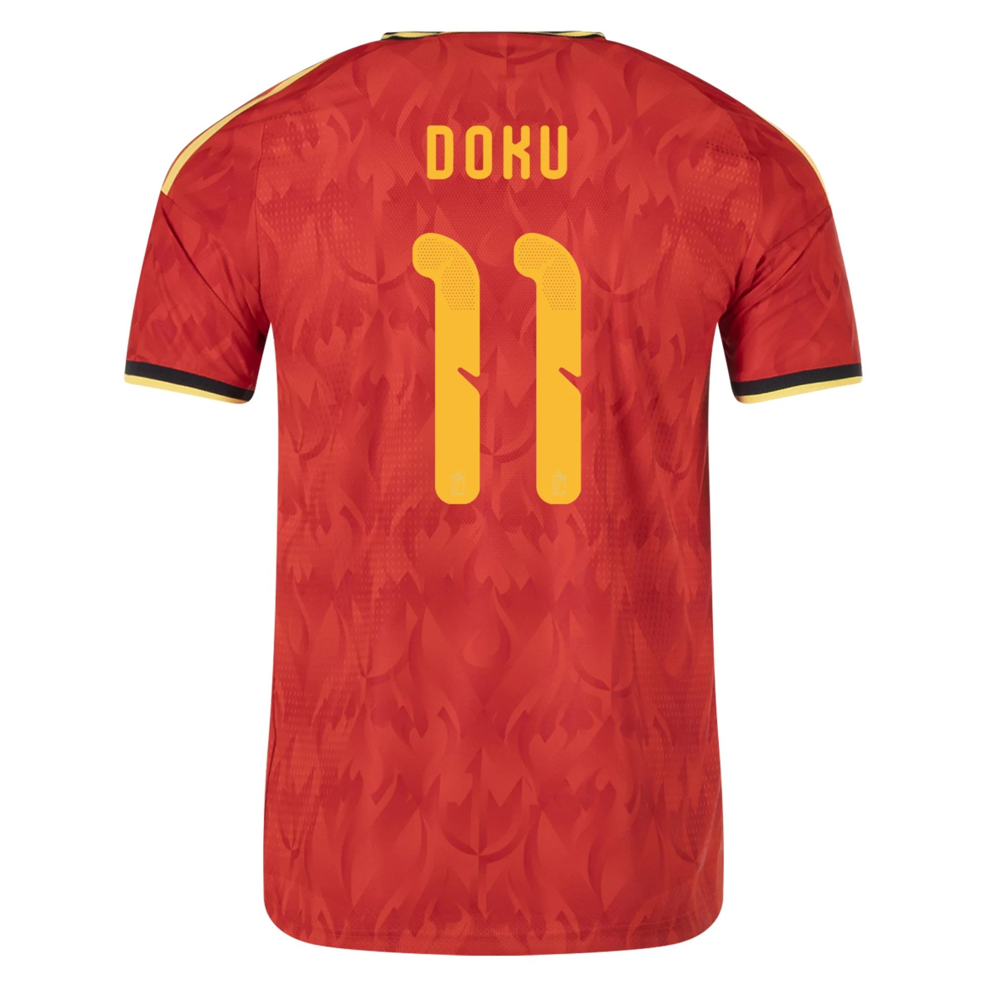 Jérémy Doku Belgium Home Jersey 26/27 – Piros – Hiteles