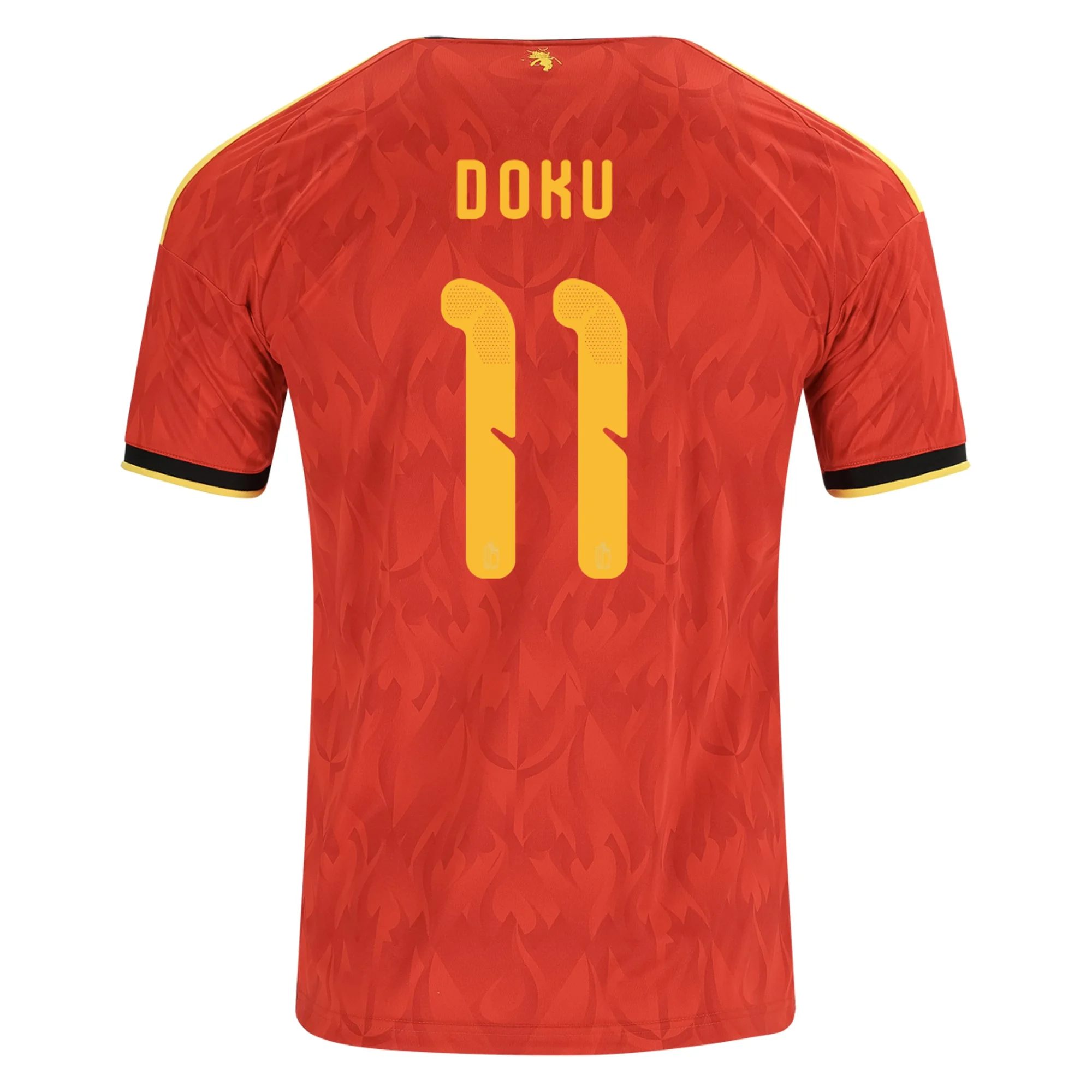 Jérémy Doku Belgium Home Jersey 26/27 – Piros
