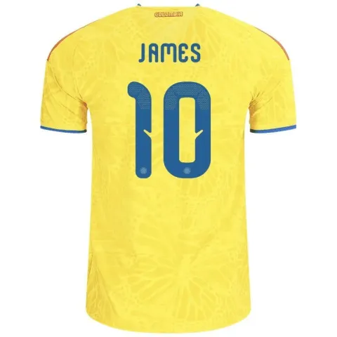 James Rodríguez Colombia Home Jersey 26/27 – Neon Yellow – Authentic