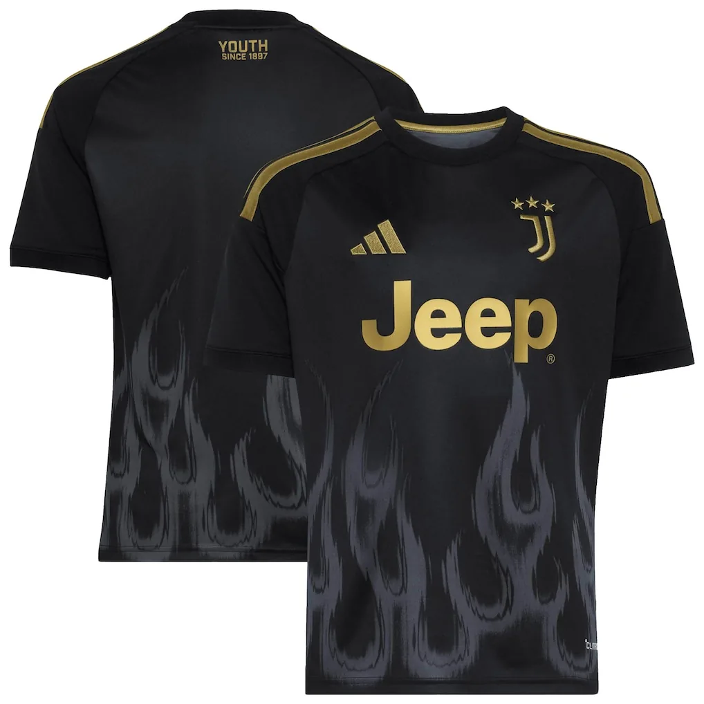 Juventus Third Jersey 26/27 – Black – Kids