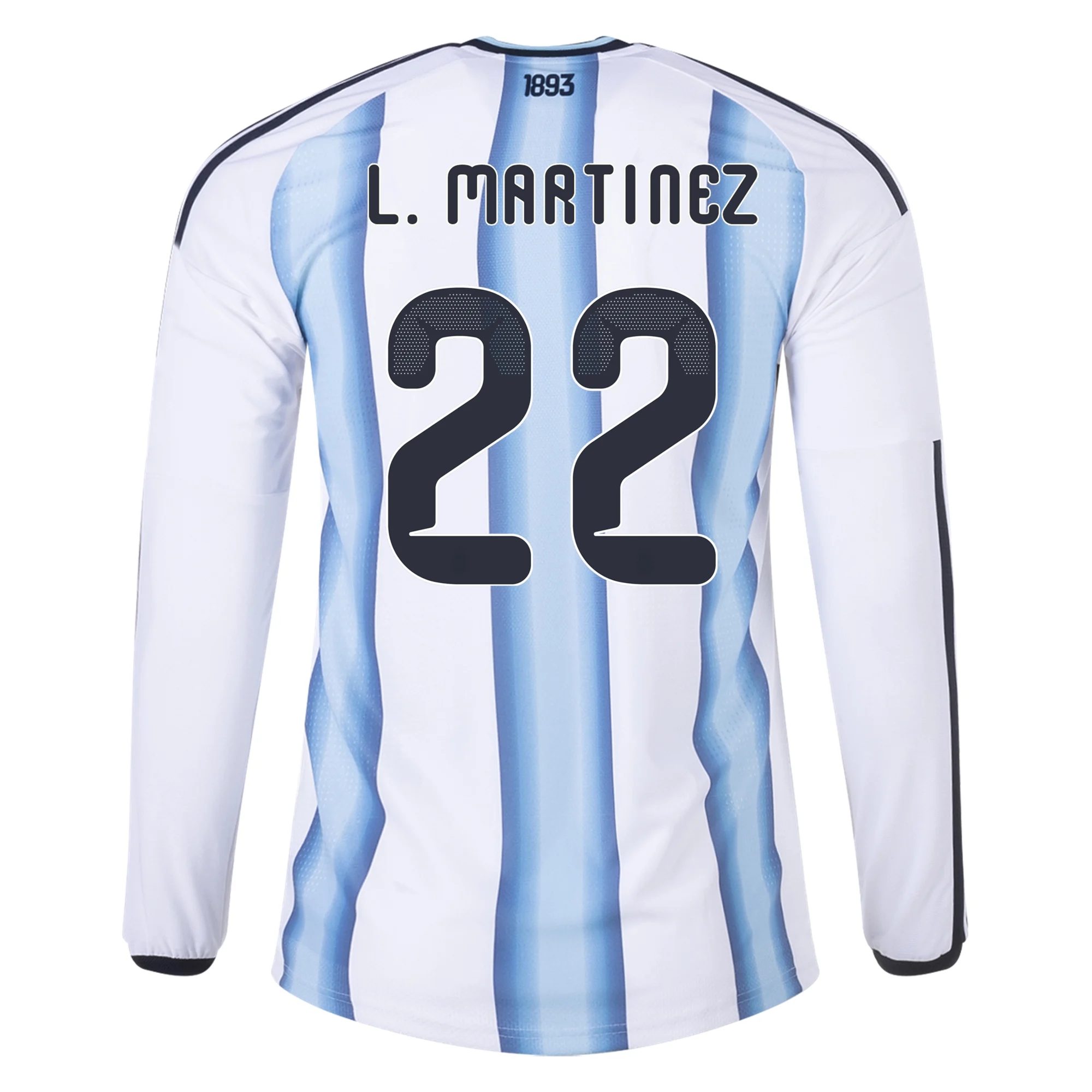 Lautaro Martínez Argentinien Heimtrikot 26/27 – Himmelblau – Langarm, authentisch