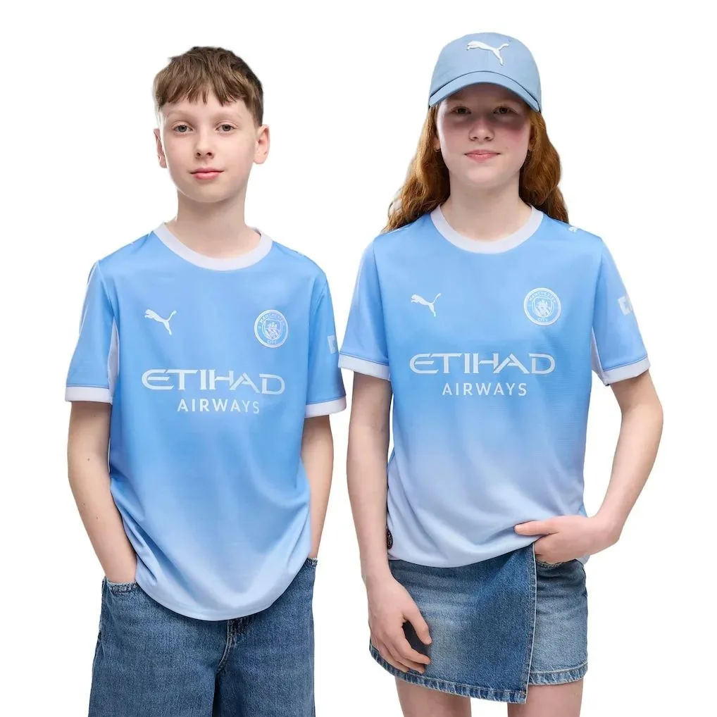 Koszulka domowa Manchester City 26/27 – niebieska – dziecięca