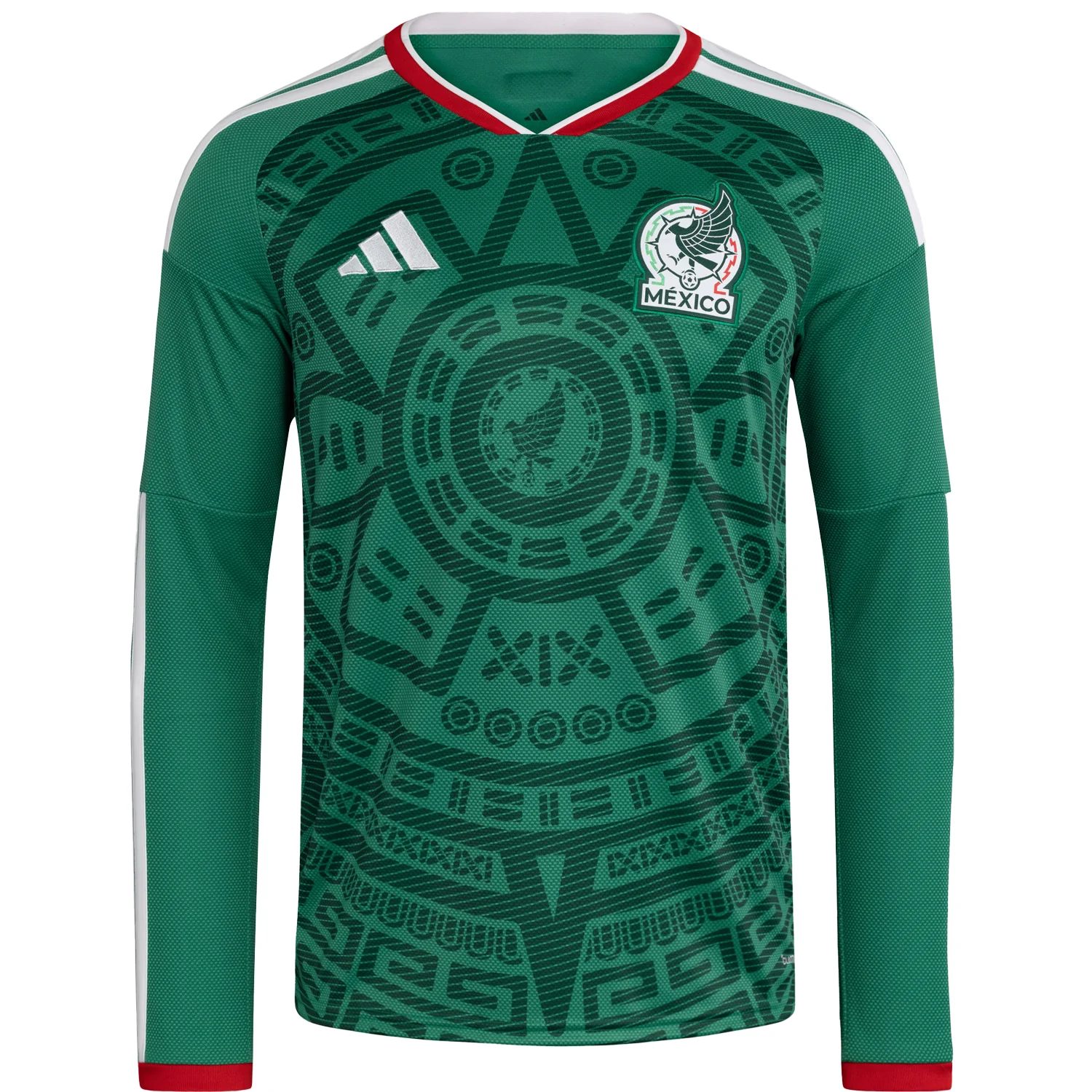Mexico Home Jersey 2026 – Green – Long Sleeve