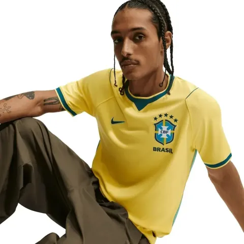Neymar Jr Brazil Home Jersey 26/27 – Neon Yellow #10