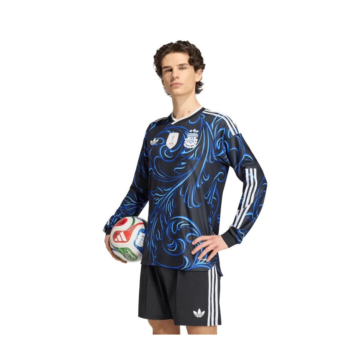 Ángel Di María Argentina Home Jersey 26/27 – Sky Blue – Long Sleeve Authentic