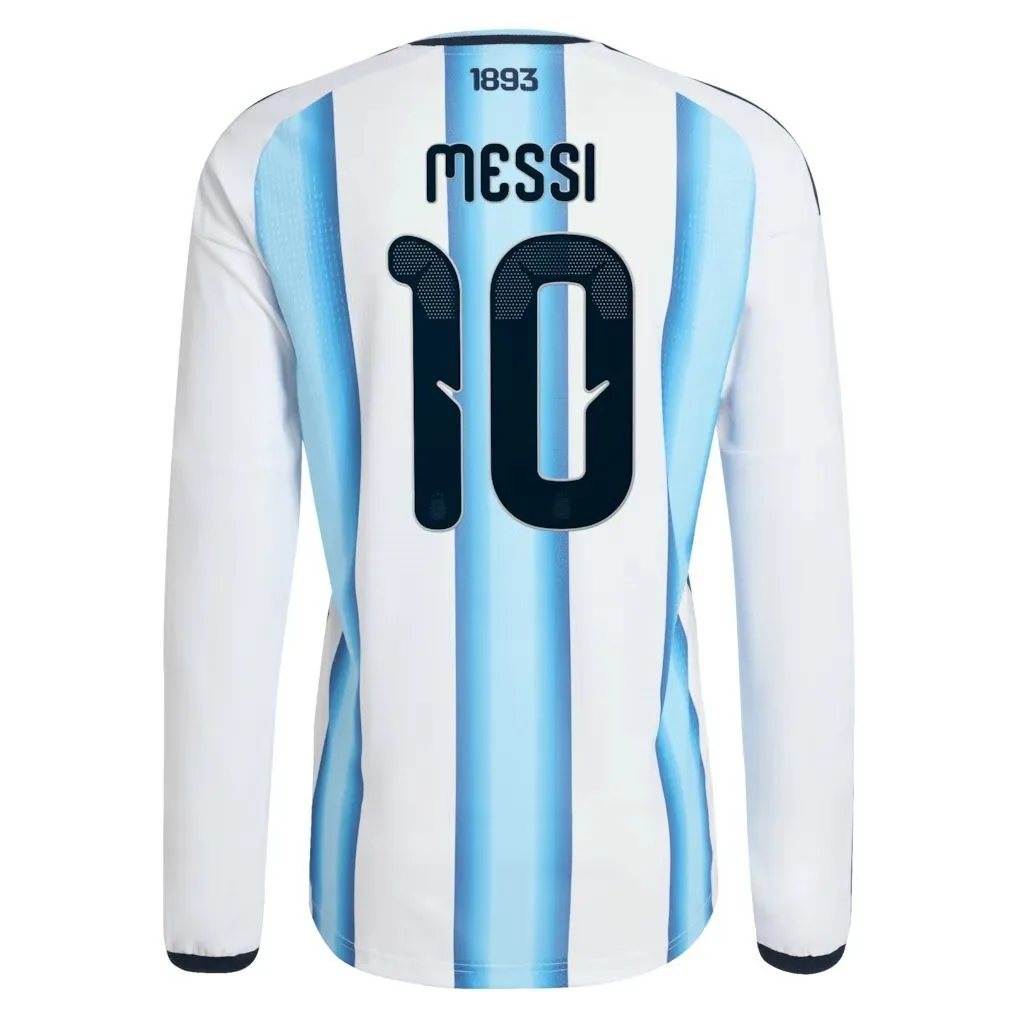 Ángel Di María Argentina Home Jersey 26/27 – Sky Blue – Long Sleeve — view 3