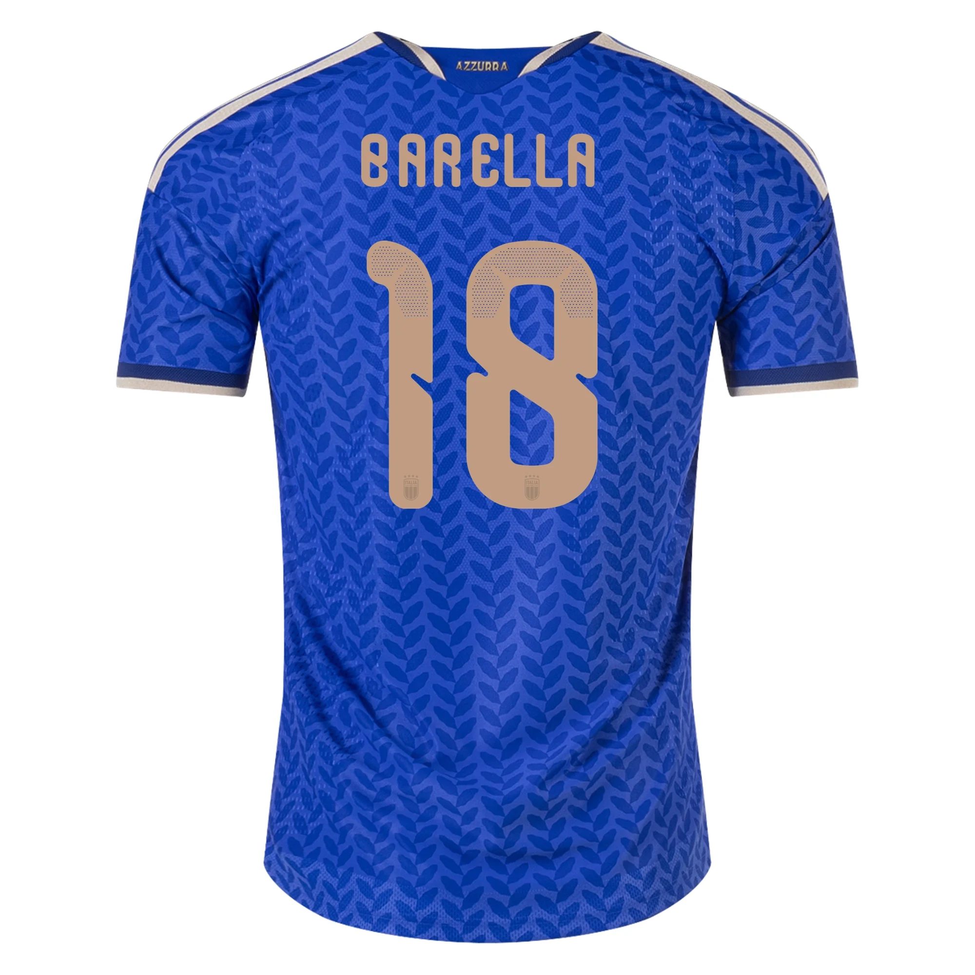 Camiseta Nicolò Barella Italia Local 26/27 – Azul – Auténtica
