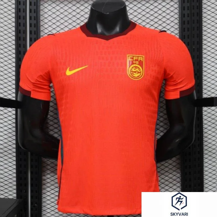 China Home Jersey 2026 – Rød – Player Version