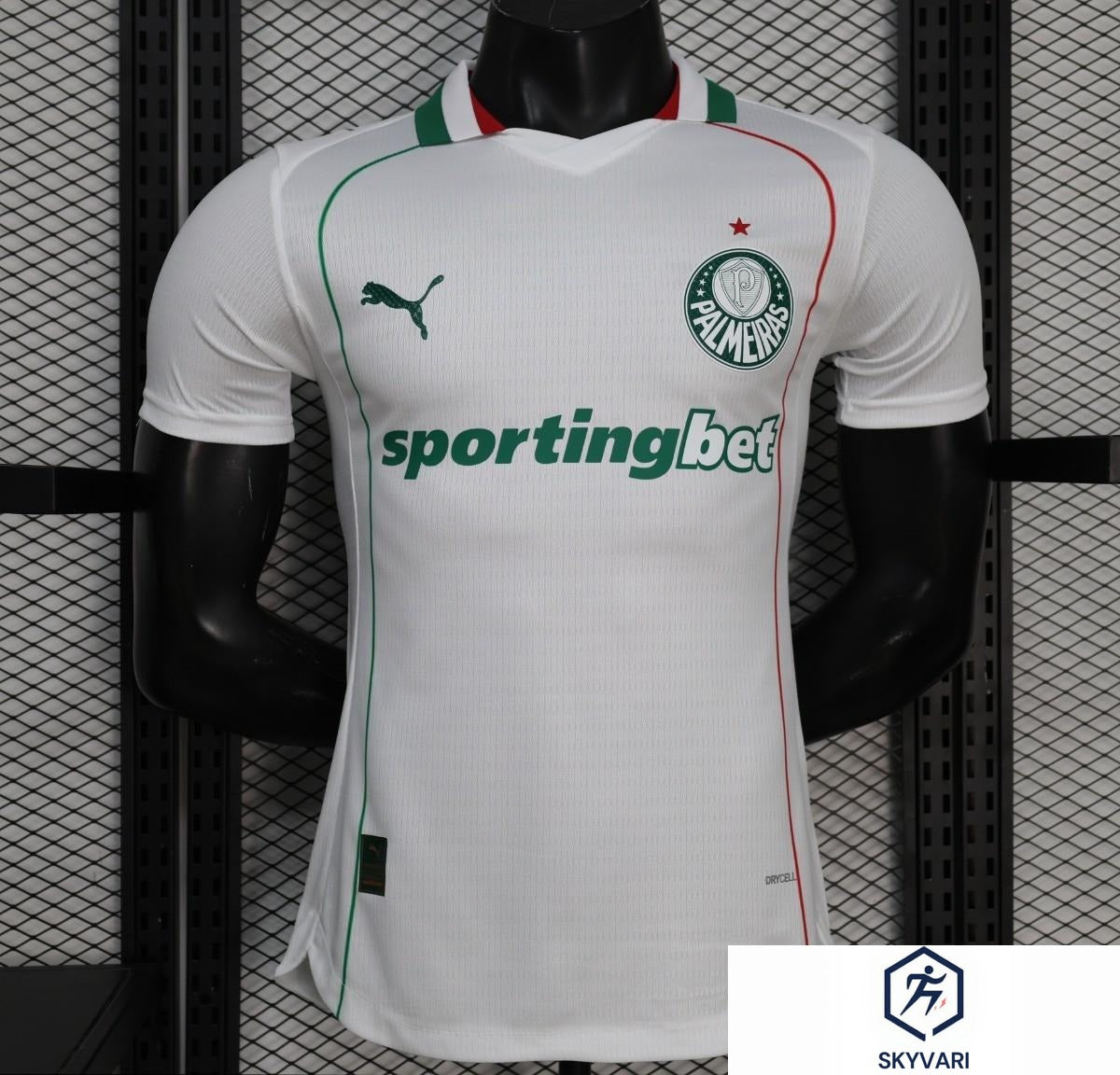 Palmeiras Away Jersey 26/27 – White – Player Version Kids Kit Set
