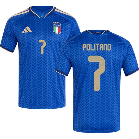 POLITANO #7 Italia Camiseta local Copa del Mundo 2026 – Azul