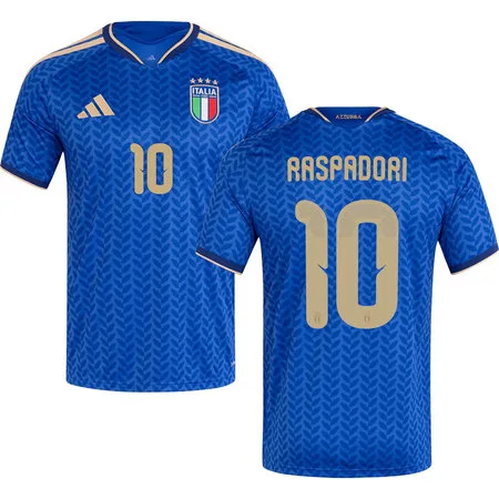 RASPADORI #10 Italia Camiseta local Copa del Mundo 2026 - Azul