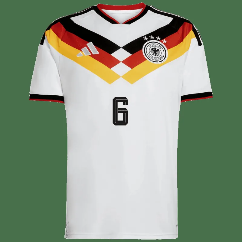 ADEYEMI #14 Germany Home Jersey 2026 World Cup – White – Long Sleeve Kids Kit Set — view 3