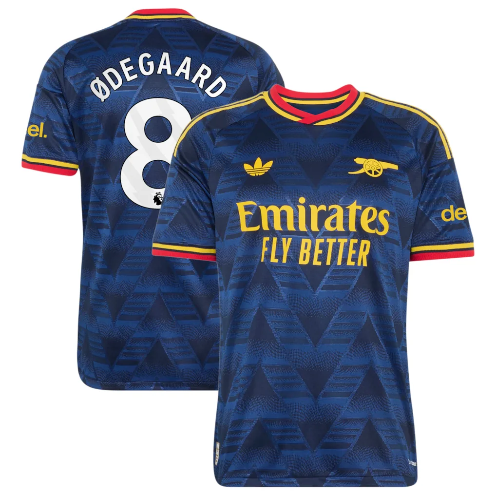 Ødegaard #8 Arsenal Away Jersey 26/27 – Navy – Authentic