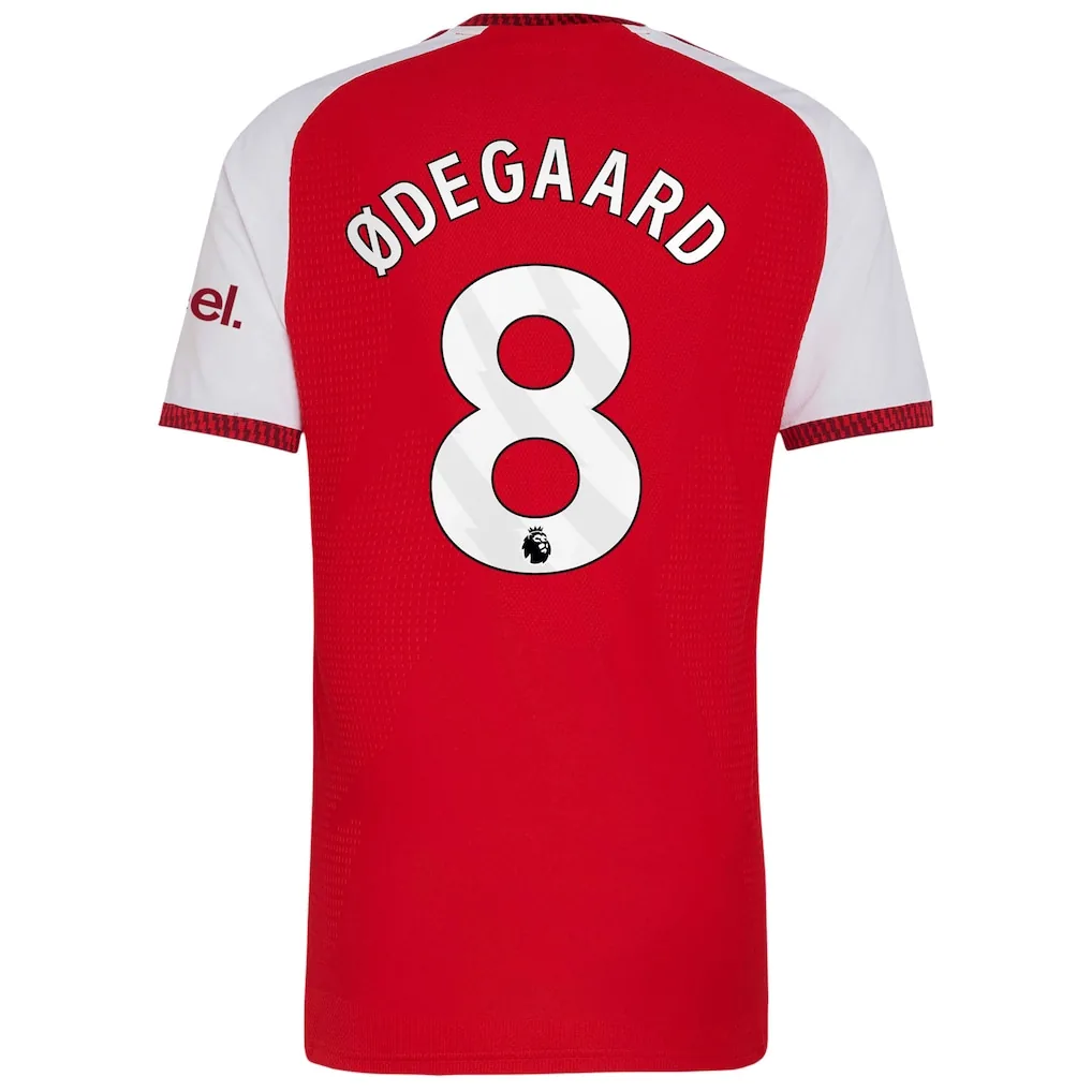 Ødegaard #8 Arsenal Home Jersey 26/27 – White – Authentic — view 3