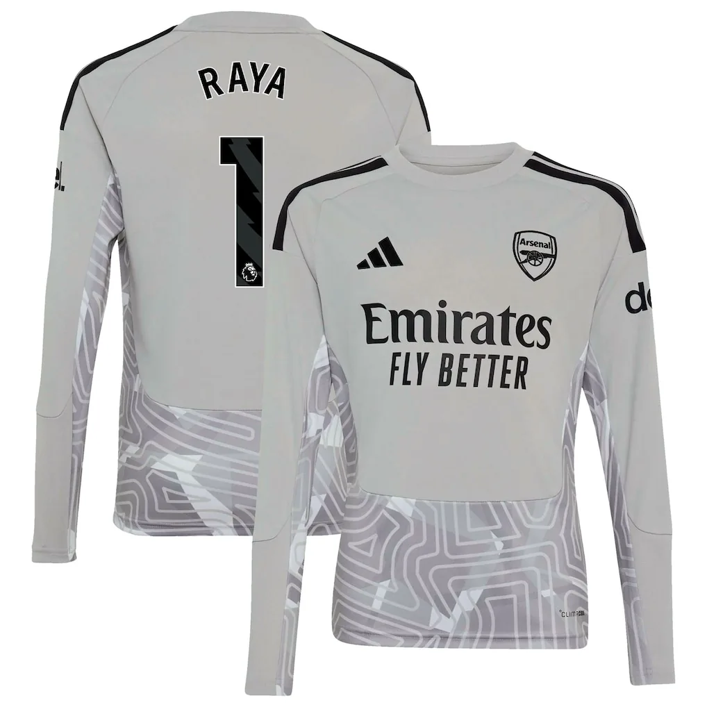 Raya #1 Arsenal Goalkeeper Jersey 26/27 – White – Kids