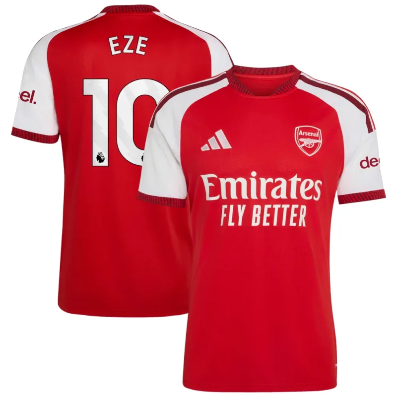 Eze #10 Arsenal Home Jersey 26/27 – White
