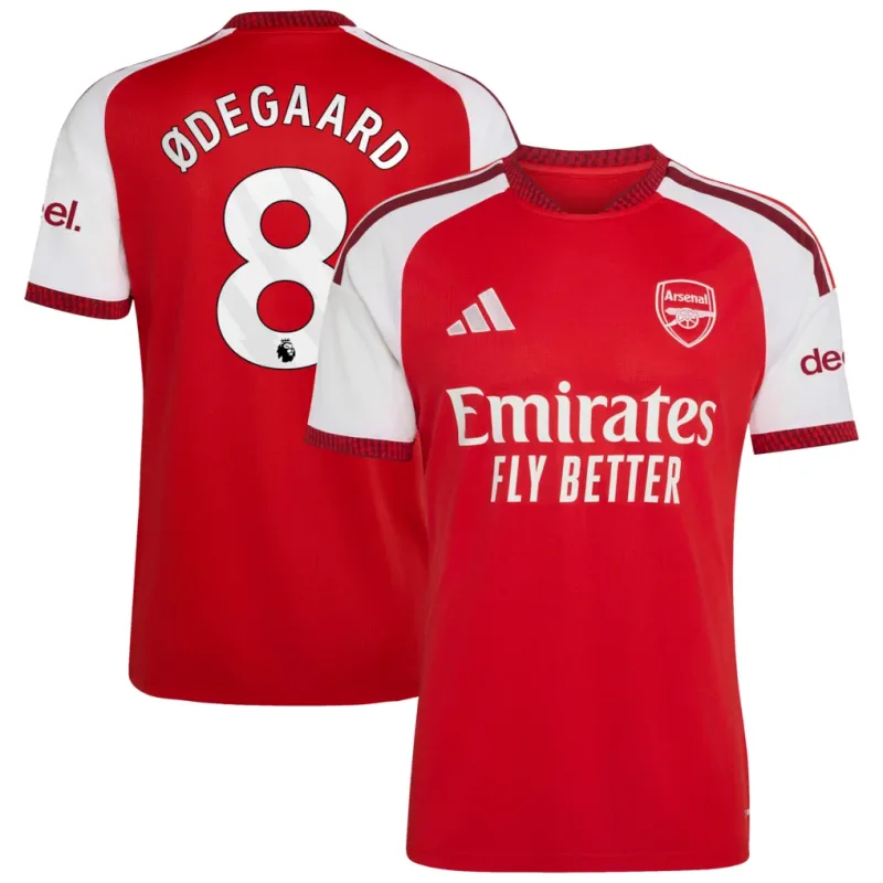 Ødegaard #8 Arsenal Home Jersey 26/27 – White