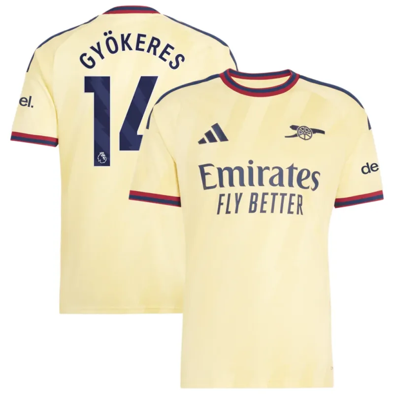 Gyökeres #14 Arsenal Third Jersey 26/27 – Gray