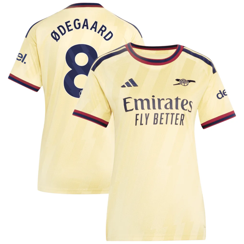 Ødegaard #8 Arsenal Third Jersey 26/27 – Gray – Women's