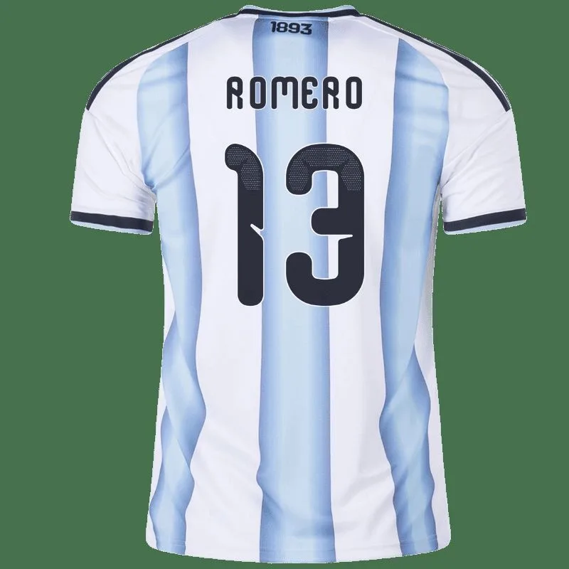 Christian Romero Argentina Home Jersey 26/27 – Sky Blue – Kids Kit Set