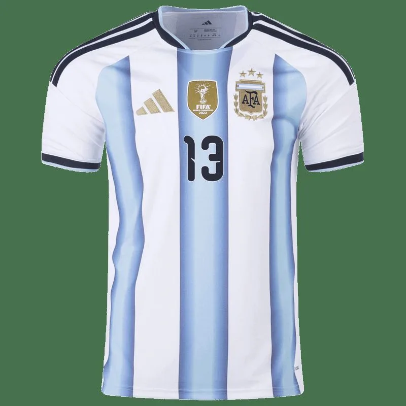 Christian Romero Argentina Home Jersey 26/27 – Sky Blue – Kids Kit Set — view 2