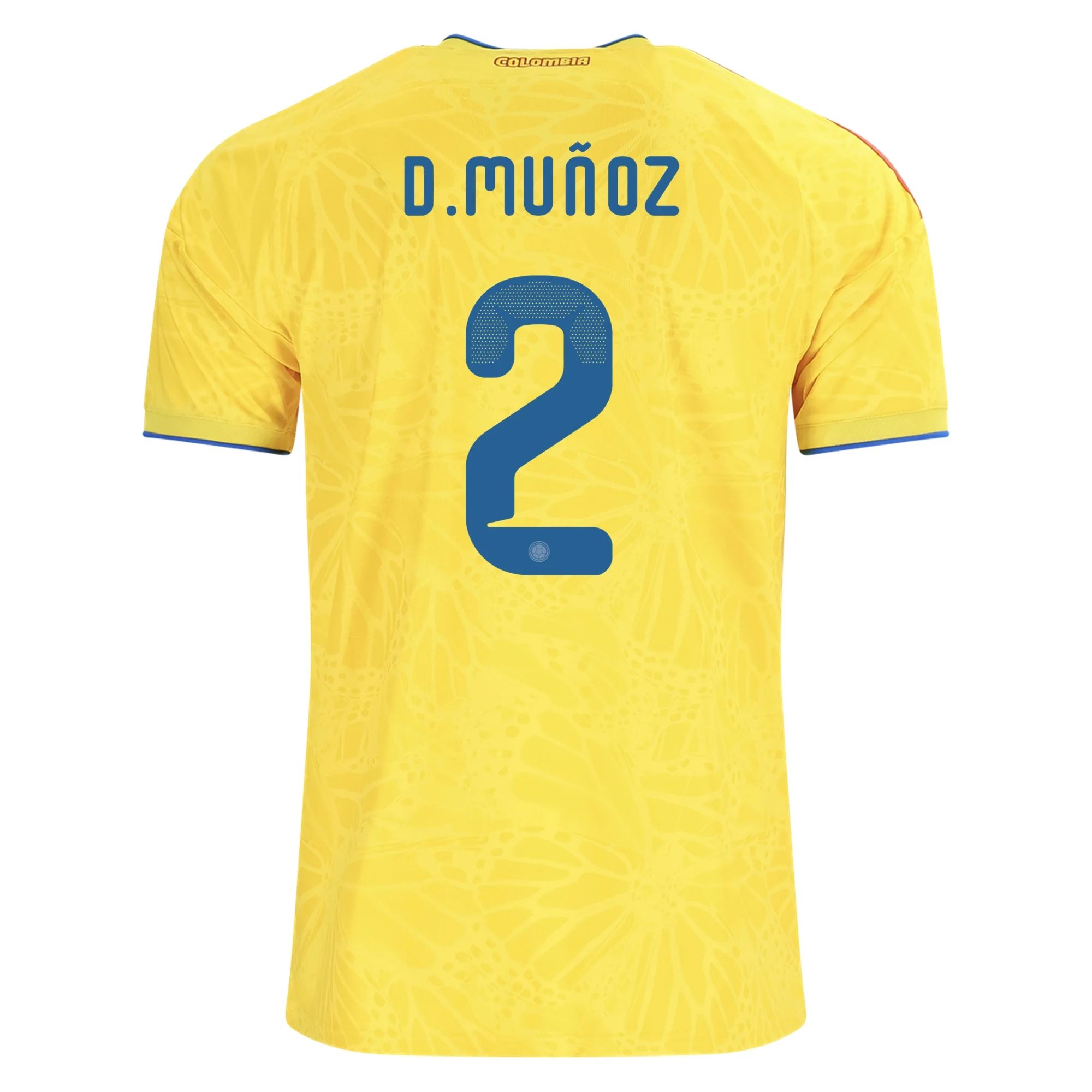 Camiseta Daniel Muñoz Colombia Local 26/27 – Amarillo Neón