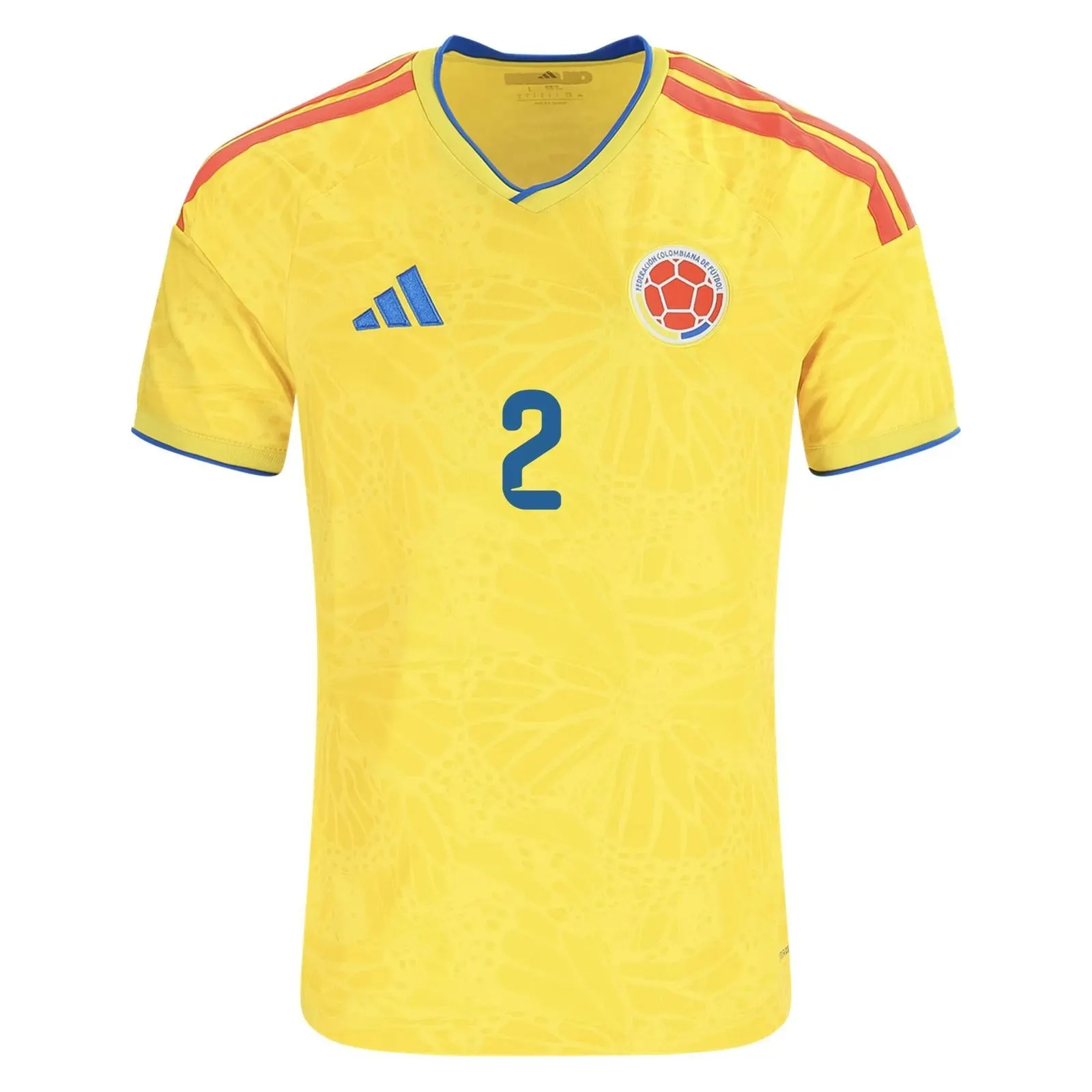 Camiseta Daniel Muñoz Colombia Local 26/27 – Amarillo Neón — view 2