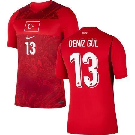 Deniz Gül #13 Turkey Home Jersey 2026 World Cup – Red — view 3