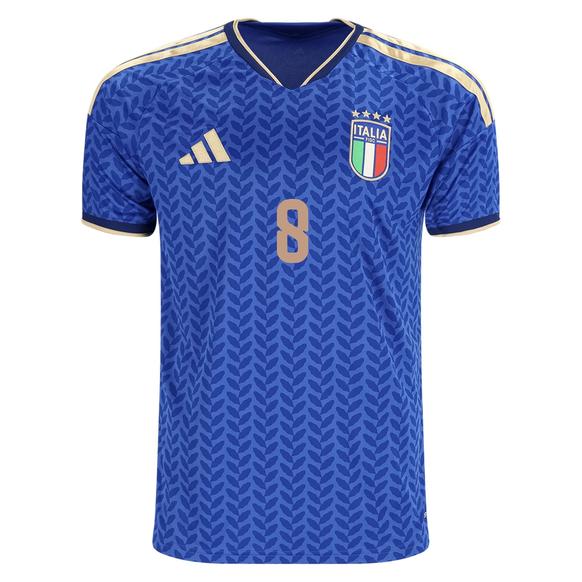 DIMARCO #3 Italy Home Jersey 2026 World Cup – Blue — view 3