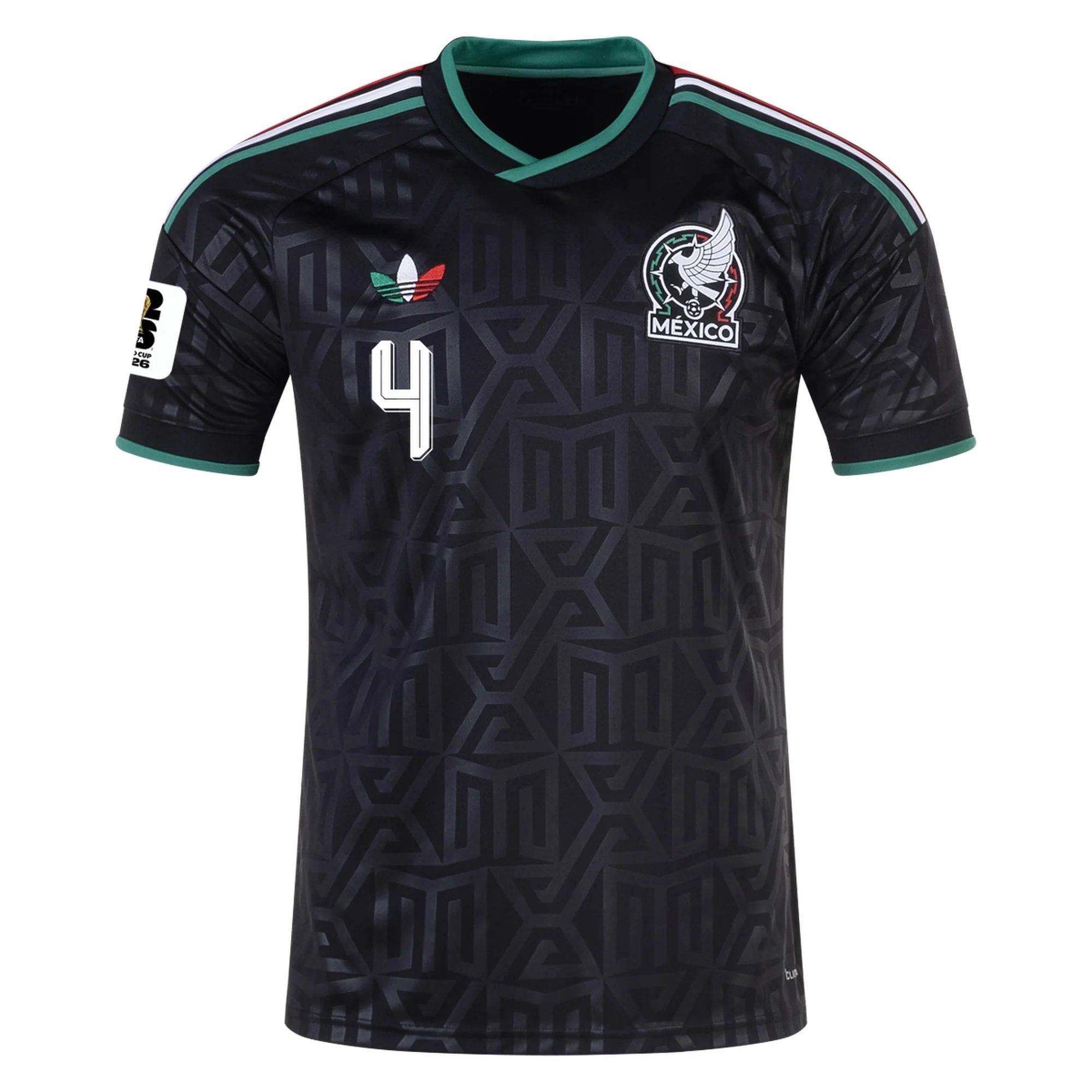Edson Alvarez Mexico Third Jersey 2026 – Black — view 2