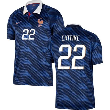 EKITIKE #22 France Home Jersey 2026 World Cup – Navy – Kids Kit Set