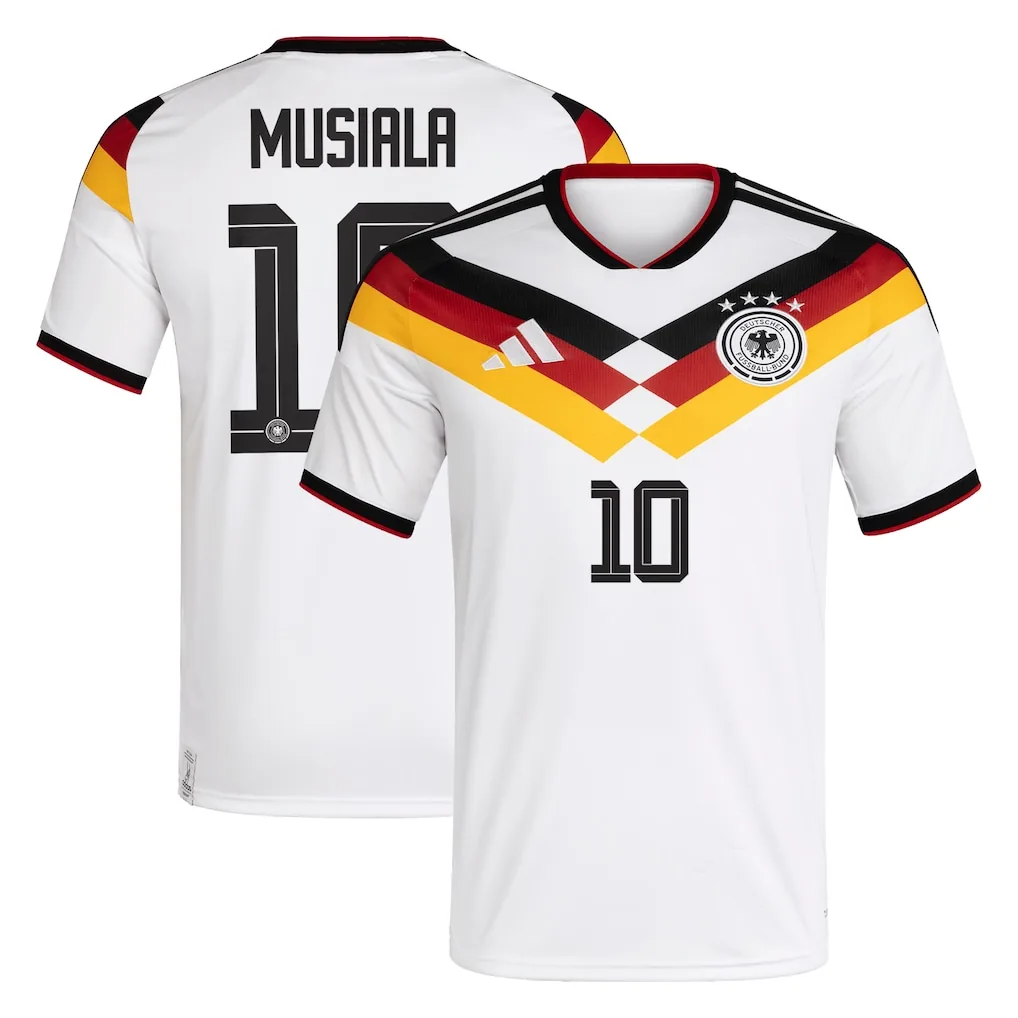 Musiala #10 Germany National Team Home Jersey 2026 – White
