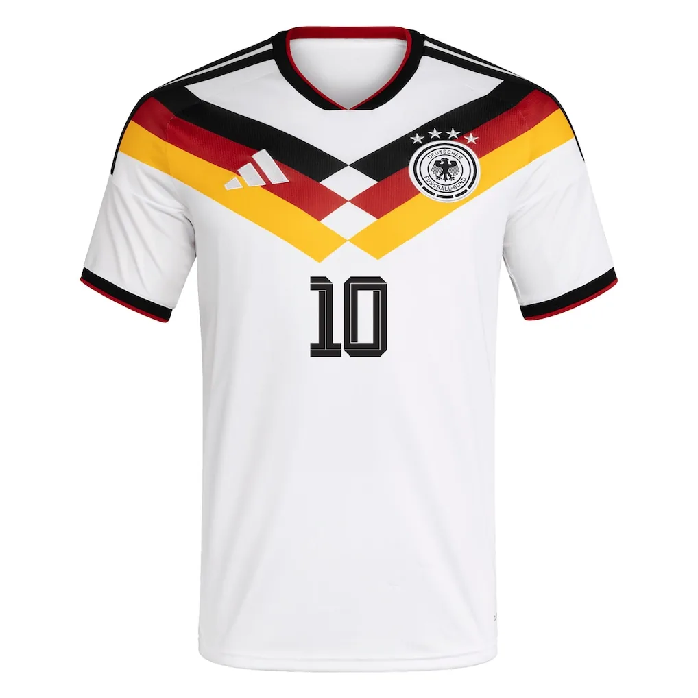 Musiala #10 Germany National Team Home Jersey 2026 – White — view 2