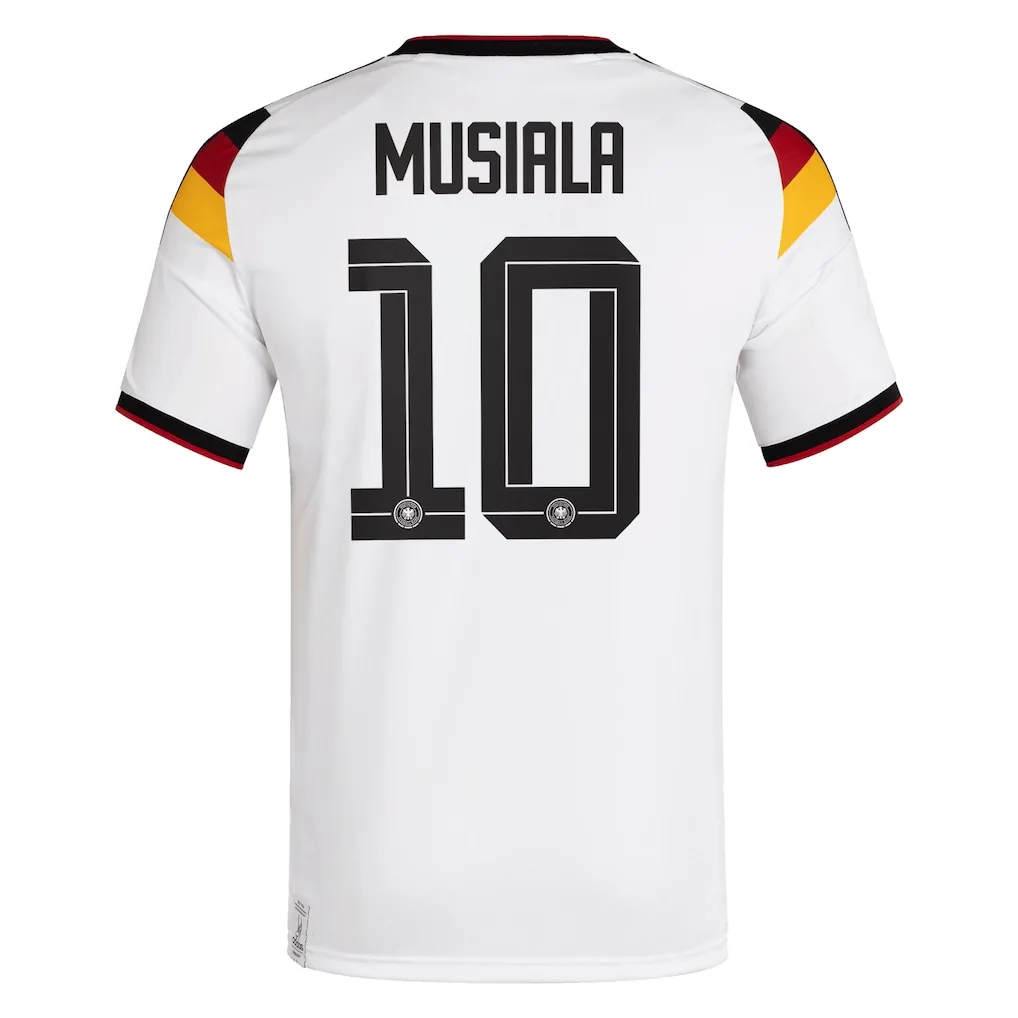 Musiala #10 Germany National Team Home Jersey 2026 – White — view 3