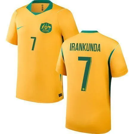 IRANKUNDA #7 Australia Home Jersey 2026 World Cup – Orange — view 3