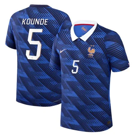 Jules Koundé #5 France Home Jersey 2026 World Cup – Navy
