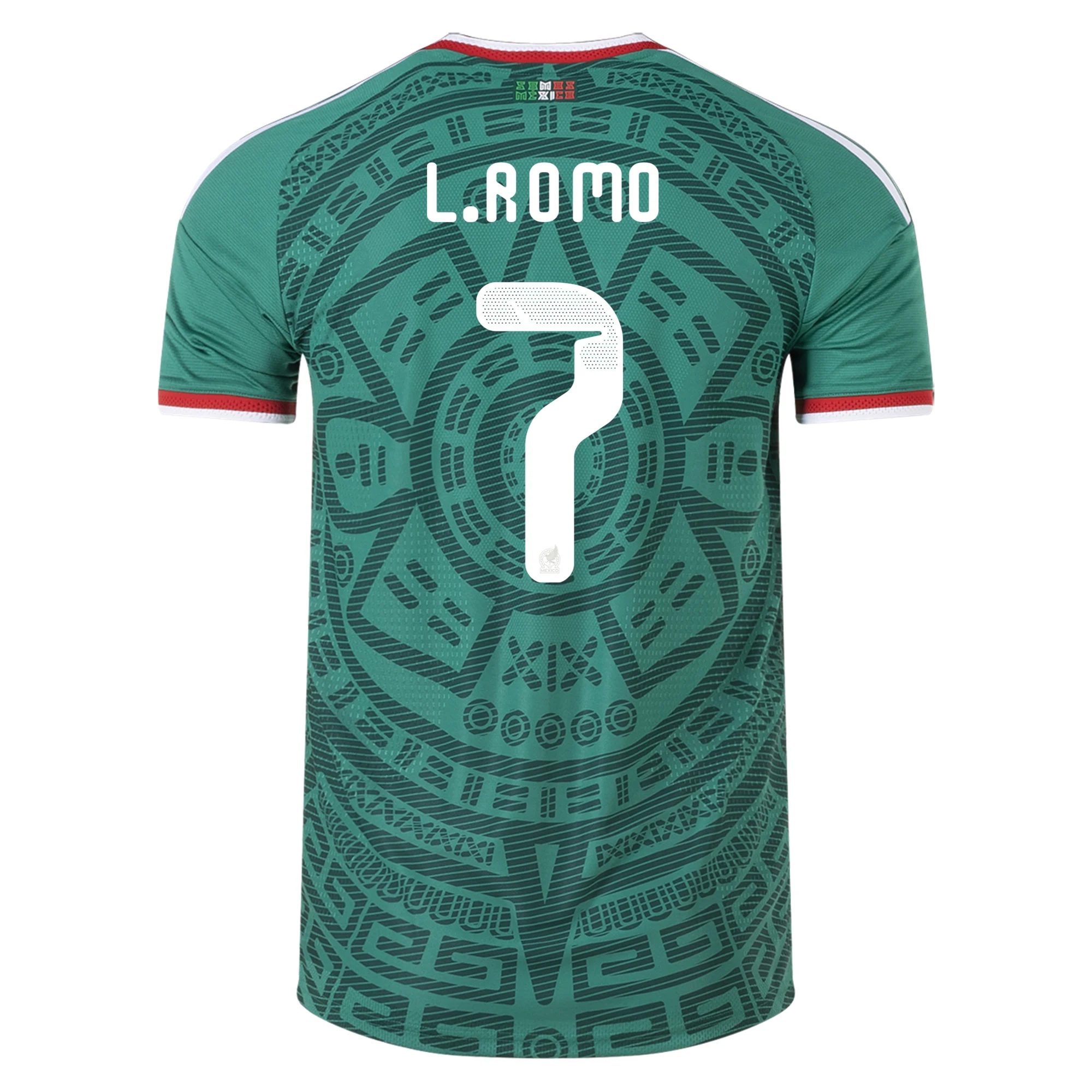 Luis Romo Mexico Home Jersey 26/27 – Green – Authentic