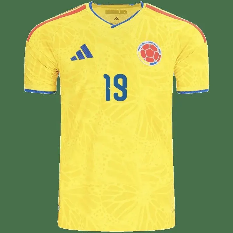 Luis Suárez Colombia Home Jersey 26/27 – Neon Yellow – Authentic — view 2