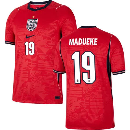 MADUEKE #19 England Away Jersey 2026 World Cup – Red