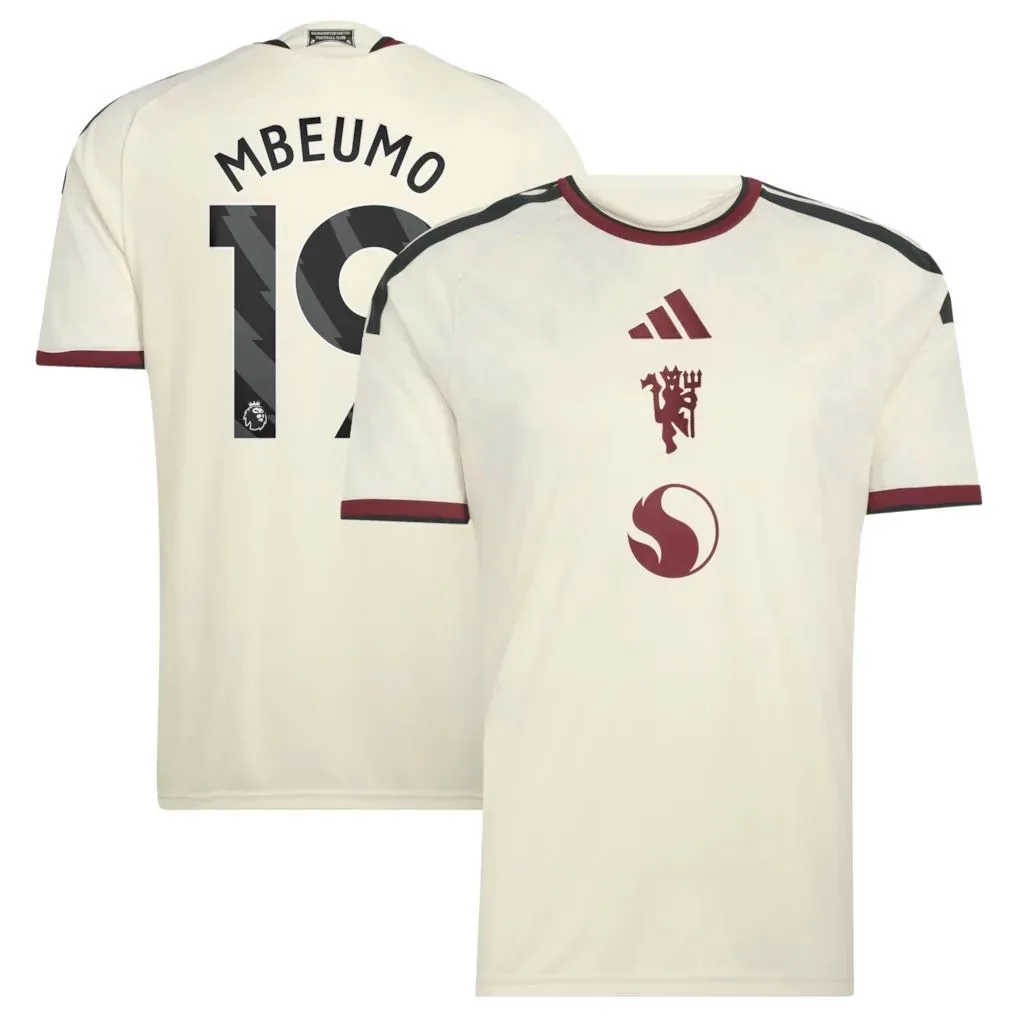 Mbeumo #19 Manchester United Third Jersey 26/27 – Gold