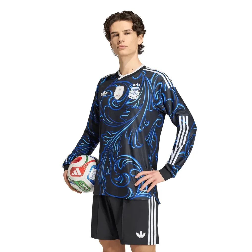 Ángel Di María Argentina Home Jersey 26/27 – Sky Blue – Long Sleeve Authentic