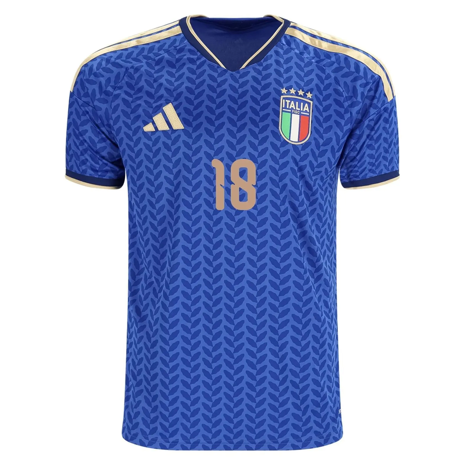 Nicolò Barella Italy Home Jersey 26/27 – Blue — view 2