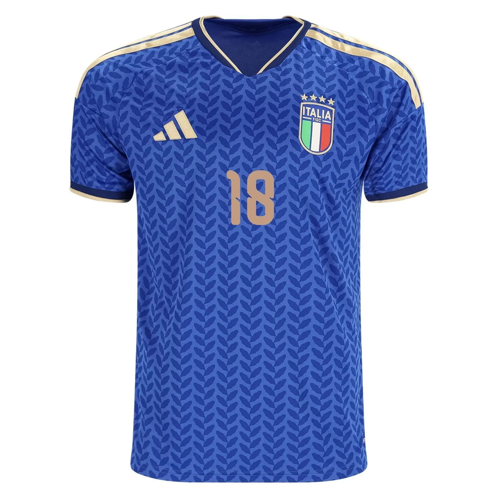 Nicolò Barella Italy Home Jersey 26/27 – Blue — view 3