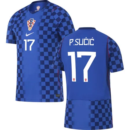 P.SUČIĆ #17 Croatia Away Jersey 2026 World Cup – Blue
