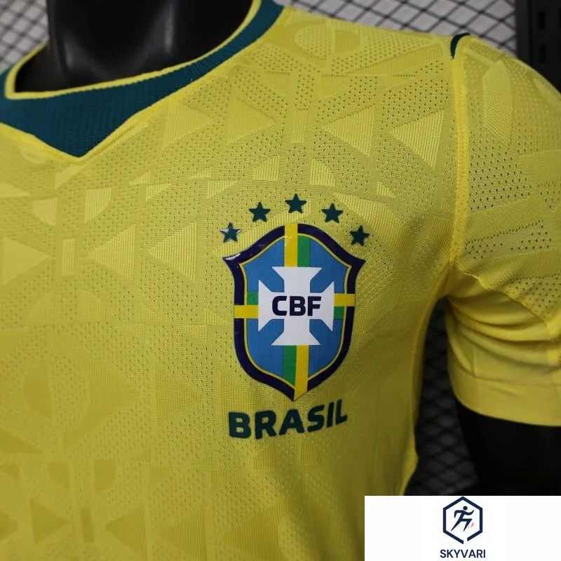 Brazil Home Jersey 2026 – Yellow – Player Version — view 3