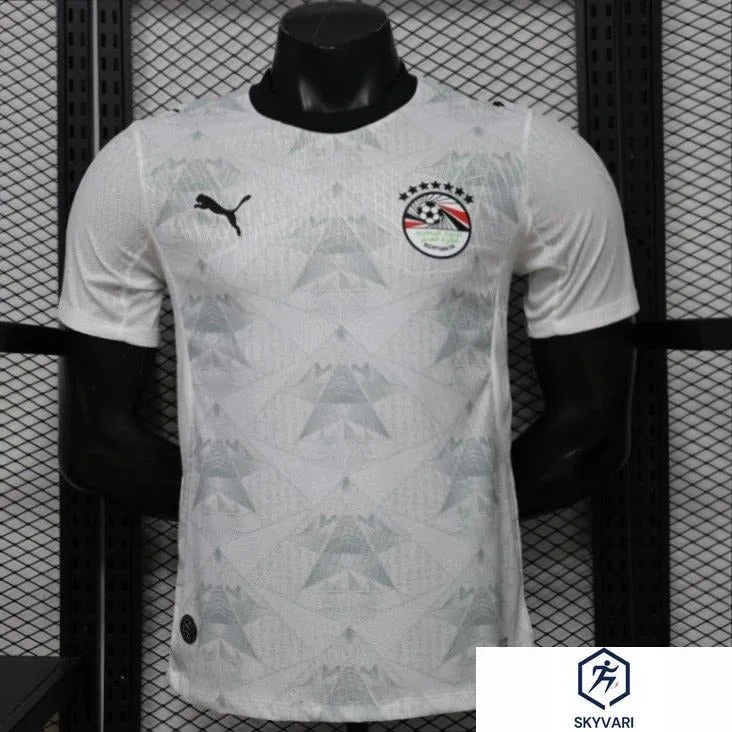 Egypt Away Jersey 2026 – White – Player Version