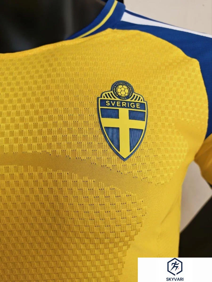 Sweden Home Jersey 2026 – Yellow – Player Version — view 3