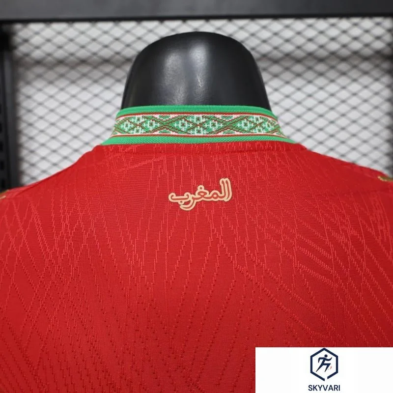 Morocco Home Jersey 26/27 – Red – Player Version — view 2